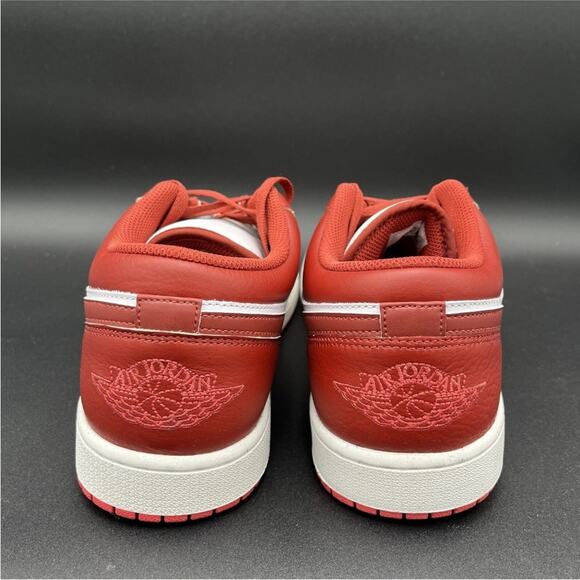 Nike Air Jordan 1 Low Shoes Dune Red White Lobster FJ3459-160 Men's Size 11 - Picture 3 of 5